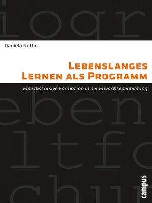 cover image of Lebenslanges Lernen als Programm